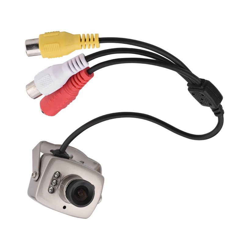 Yunseity -Camera, 3.6 mm 6 LEDs Wired CMOS Audio/Video CCTV