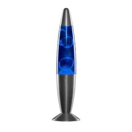 CELLUSTOP Lava Lamp Retro - Magma Retro Lamp - Heavy Duty Glass - 35cm - Supplied with 2 x 20 Watt Bulbs - Blue