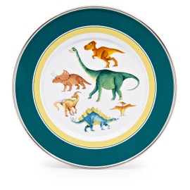 Golden Rabbit Enamelware - 3-piece Child Dinner Set (Dinosaurs)
