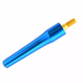 V M S RACING BLUE P STYLE ALUMINUM STUBBY SHORT ANTENNA 3" FOR 94-20 DODGE RAM 1500 2500 3500