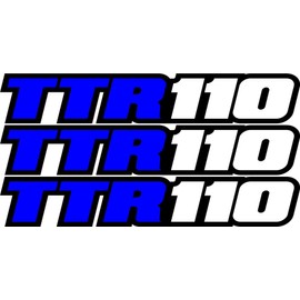 Ttr110 Swingarm Airbox Decals Sticker Fits a Yamaha TTR 110 Dirtbike Racing Mx Graphics Atv