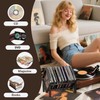 LILIWER Vinyl Record Storage Holder - Expandable 13-22.4" Width, Heavy-Duty