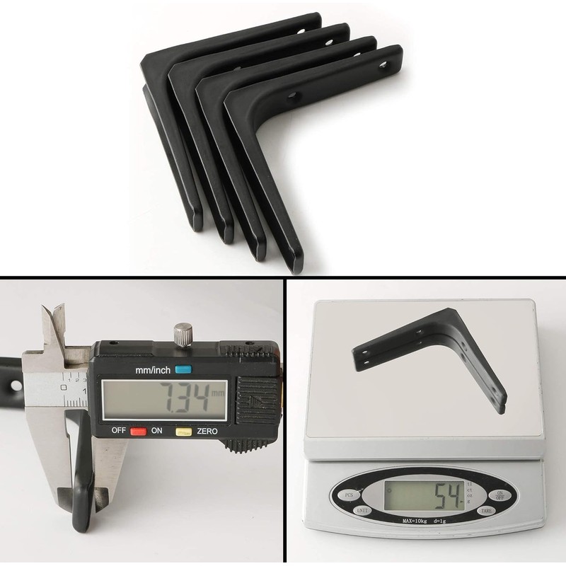 BANSHAN Shelf Bracket Corner Brace Angle Bracket Shelf Support Wall