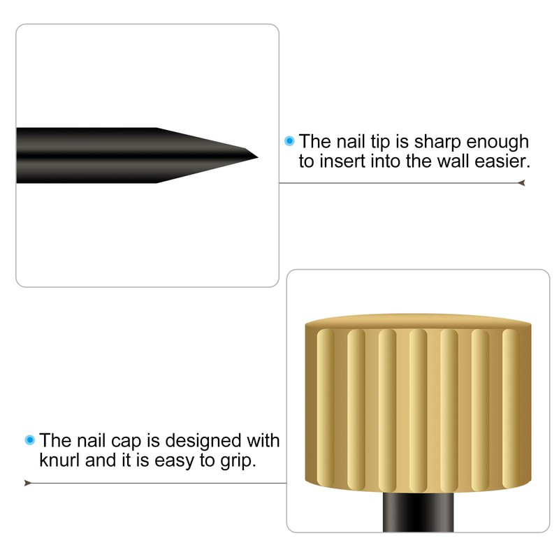 PATIKIL 100lb Picture Hanging Hardware Set of 10 Photo Wall