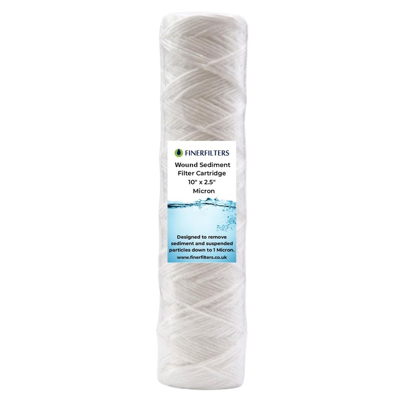 10" Standard Wound String Sediment Water Filter | 5 Micron,