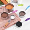 10 Pcs Measuring Cups and Spoons Set, Includes 5 Stainless
