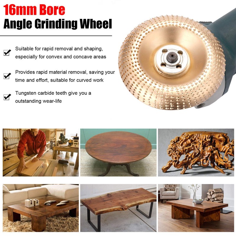 Wood Angle Grinding Disc Tungsten Carbide Grinding Wheel Angle Grinder