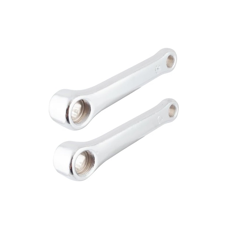 Sunlite Unicycle Cotterless Steel Crank Arm Set, 5", Silver