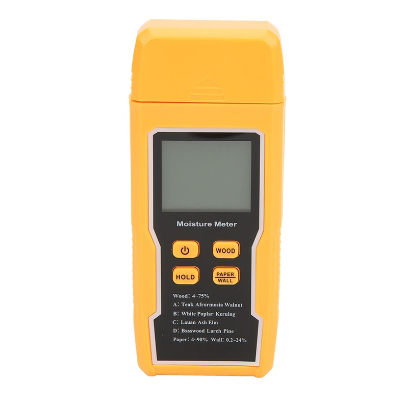 Wood Moisture Meter Humidity Tester Pin Type Large LCD Display