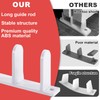 Lekgavd 2 Pack Sliding Closet Door Floor Guide, Universal 1-3/8"