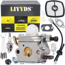 LIYYDS Carburetor Kit Compatible with Echo Part C1U-K68 ES-210 ES-211 PB-200 PB-201 Little Wonder 9555 Mantis Blower Shredder Vacuum A021000533 Shred 'N' Vac Handheld Blower Carb