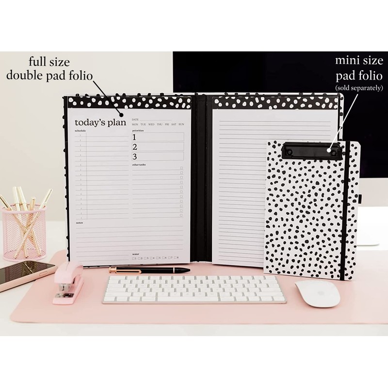 Steel Mill & Co Cute Clipboard Folio with Refillable Lined