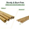 Jollybower 10pcs 1" D Thicker Heavy Duty Bamboo Stakes, 8FT
