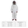 Professional Beekeeping Protective Full Body Jacket Smock Suit with Veil