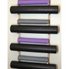 Classy Wood Foam Roller & Yoga Mat Storage Rack. Holds