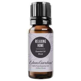 Edens Garden Relaxing Home Essential Oil Blend- 100% Pure Premium Grade, Undiluted, Natural, Therapeutic, Aromatherapy, The Best for Diffusing, Skin, Candle, Humidifiers 10 ml (.33 fl oz)