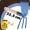 KADAX Metal Hoe with Wooden Handle, Double Hoe for Garden