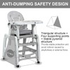 INFANS 3 in 1 Baby High Chair, Convertible Toddler Table