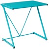 Urban Lifestyle Z-Shaped Student Desk, Aqua
