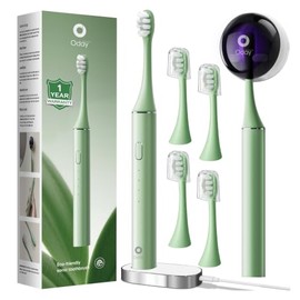 Oday Cepillo de dientes eléctrico Sonic para adultos con limpiador UV