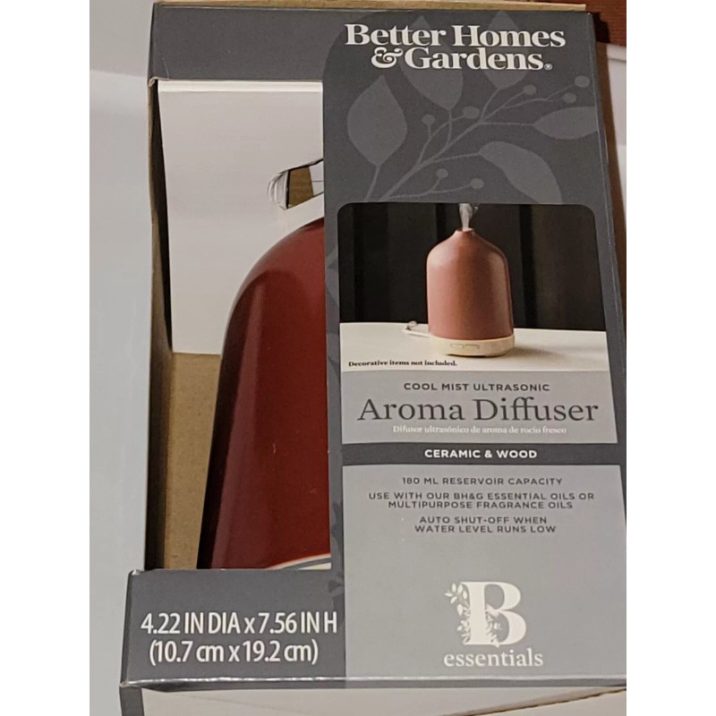 Better Homes Gardens Cool Mist Ultrasonic Aroma Diffuser Rusty Brick