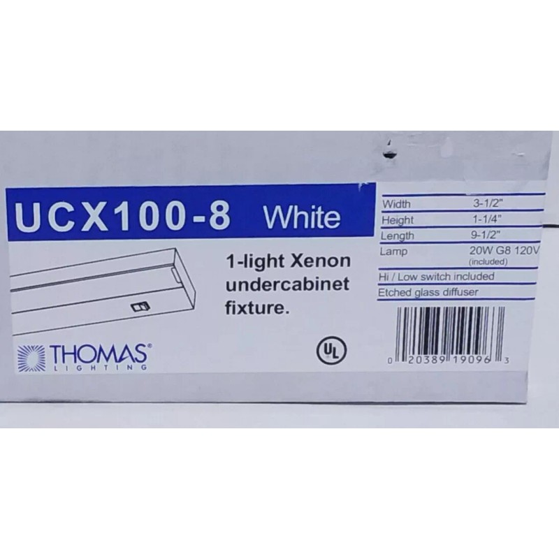 Thomas Lighting 1 Light Xenon Under the Cabinet Fixture NIB