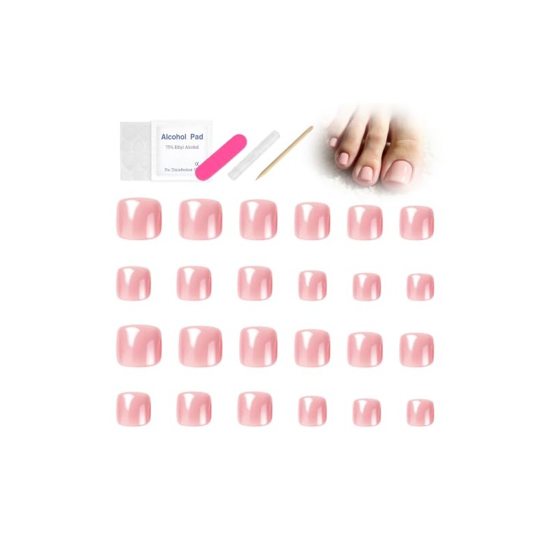 False Nail Grande 24pcs U?as Postizas Pies