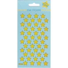 Paper Projects 01.70.04.031 Gold Stars Sparkly Reusable Reward Stickers, 19.5cm x 9.5cm