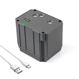 A AMANDA 7000 mAh Defend Rechargeable Battery for Cellular Security Camera Motion Activated Wireless Camera with USB-C Charging Cable