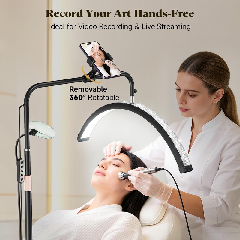 Half Moon Lash Light - Bling Diamond Lash Lamp with