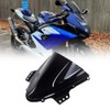 Black Windshield Windscreen Double Bubble for Kawasaki Ninja 300 EX300R