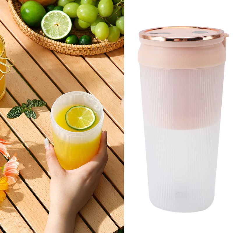 Portable Blender 4 Blades Cordless 300ml Capacity USB Rechargeable Handheld