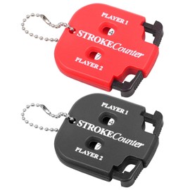 TYFGRT 2 Piece Golf Scorer Square Scorer Double Scorer Mini Scorer Portable Scorer Manual Counter