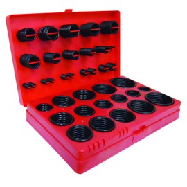 Dynaline 419pcs Metric NBR 70 32 Size O-Ring Kit - Red - Synthetic Rubber - O-Rings - 1pc