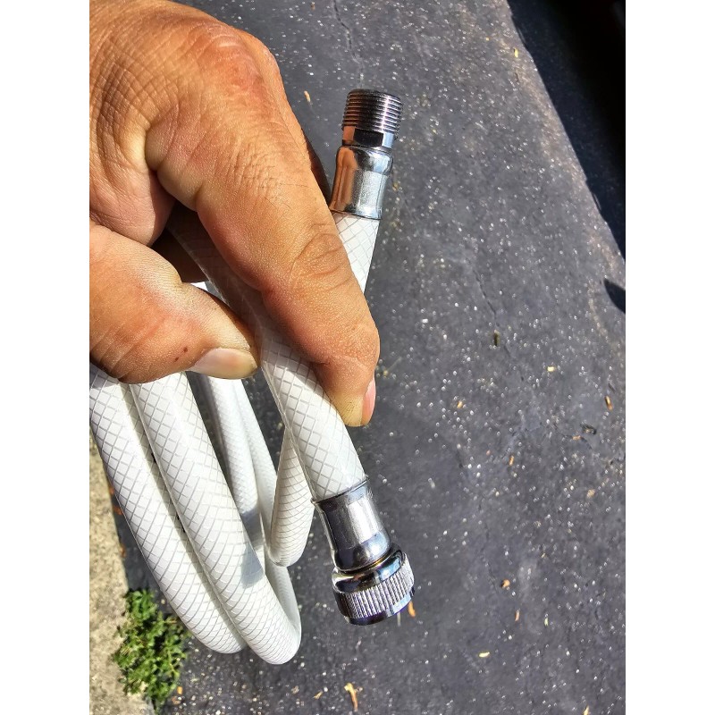 SCANDVIK MARINE BOAT SHOWER HOSE 6 ft WHITE DS0213-NL