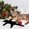 Light Up Fried Cat Rugs, Funny Christmas Area Rug with
