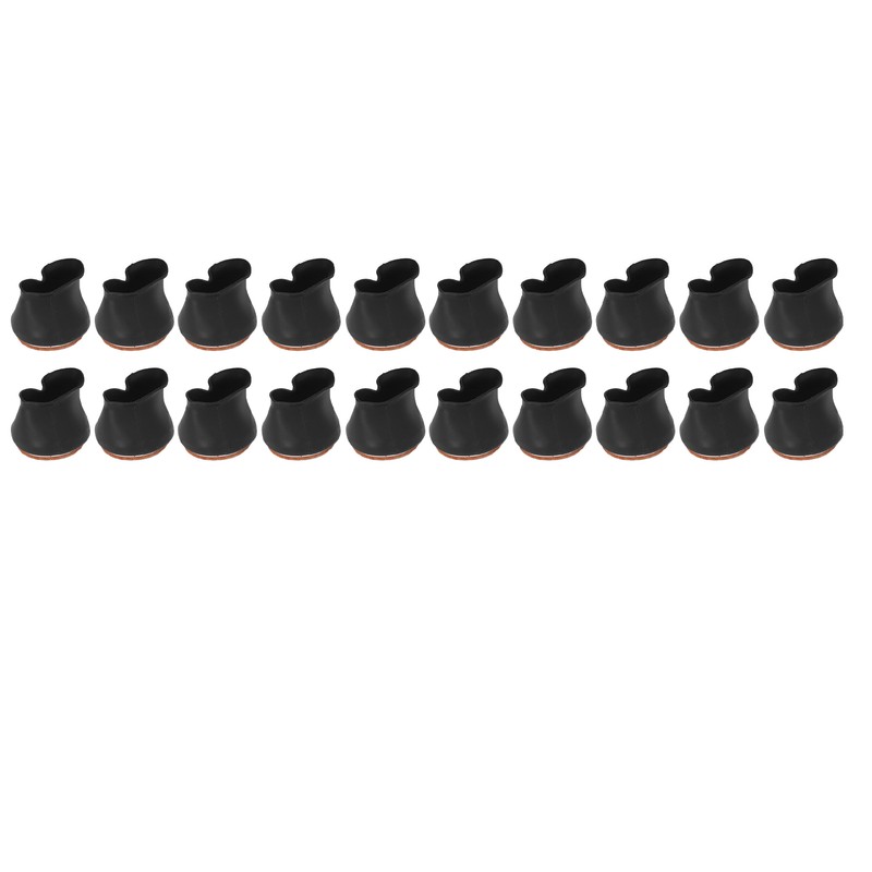 20 Pcs Chair Leg Floor Protectors Silicone Anti Slip Abrasion