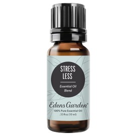 Edens Garden Stress Less Essential Oil Blend- 100% Pure Premium Grade, Undiluted, Natural, Therapeutic, Aromatherapy, The Best for Diffusing, Skin, Candle, Humidifiers 10 ml (.33 fl oz)