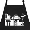 OM3® BBQ Aprons Aprons Kitchen Apron for Adults Unisex, Black