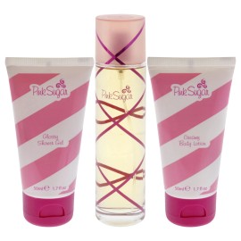 Pink Sugar Candy Magic by Aquolina for Women - 3 Pc Gift Set