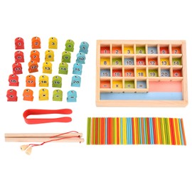 Wooden Magnetic Fishing Game Safe Letters Cognition Preschool Gift for Years Old Kid Early Learning