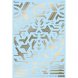 GM-652 1/100 GM Line Decal No.15 "Phase Shift - dp-" [Gold] General Purpose Water Transfer Decal Good Mark Decal MYK DESIGN [Acita Decal]