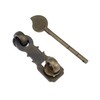 Chinflly Padlock Hasp Door Clasp Antique Heavy Duty Bronze Gate