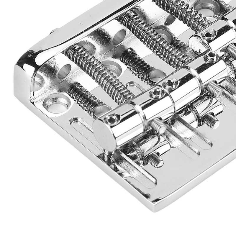 4 String Bass Bridge Assembly Lateral Adjustment Support Greater String