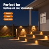 NIORSUN Solar Deck Lights Outdoor 20 Pack, IP65 Waterproof Large