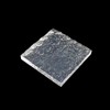 Mcoser Transparent Square Acrylic Display Stand 8CM Stone Pattern Clear