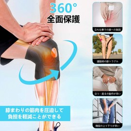 [2025 New Release/Knee Supporter] Knee Pads, Thin, Meniscus Supporter, For Sports, V-Shaped Belt, Patella Care, Knee Protection, Firmly Attached, Knee Plate, Spring Built-in, Perforated Design, Highly
