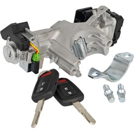 EZROAD Ignition Lock Cylinder Switch w/ 2 Remote Key 39730-T2A-A0 Compatible with Honda Accord 2013 2014 2015 2016 2017 2.0L 2.4L 3.5L Engine 39730T2AA0 Ignition Switch Kit Assembly