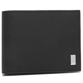 Dunhill 22R2P10PS001R Men's Bi-Fold Wallet, Plain, Black,, Black