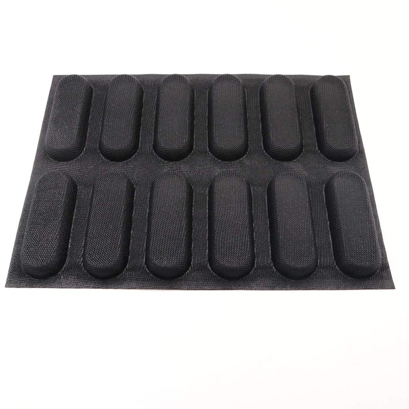 Bluedrop Silicone Hot Dog Bread Forms Mini Baby Sandwich Baking